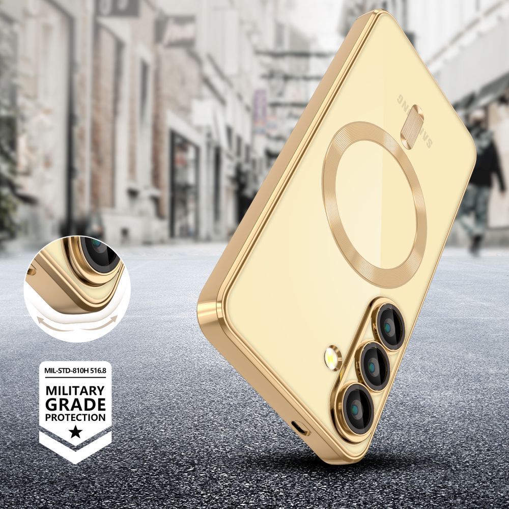 KRYT TECH-PROTECT MAGFLEX MAGSAFE GALAXY S25 EDGE SHINY GOLD
