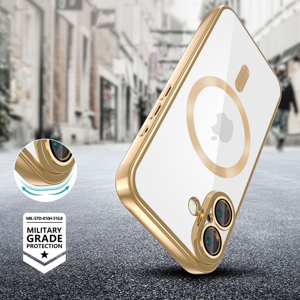 KRYT TECH-PROTECT MAGFLEX MAGSAFE IPHONE 16E SHINY GOLD