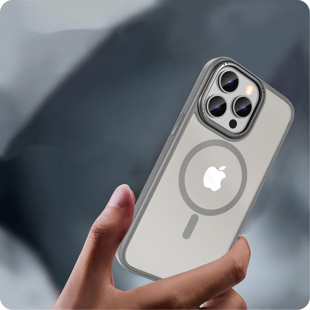 KRYT TECH-PROTECT MAGMAT ”2” MAGSAFE IPHONE 15 PRO MATTE TITANIUM