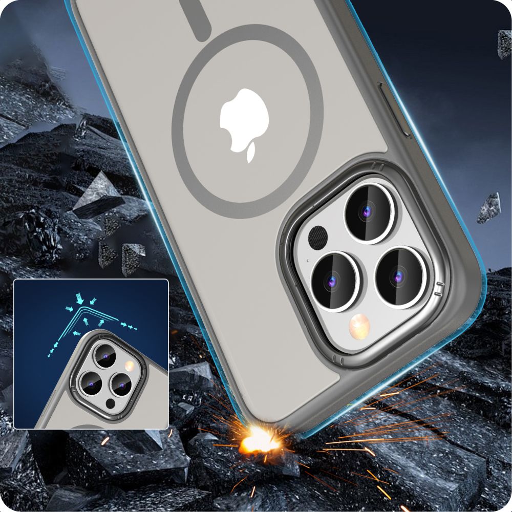 KRYT TECH-PROTECT MAGMAT ”2” MAGSAFE IPHONE 15 PRO MATTE TITANIUM