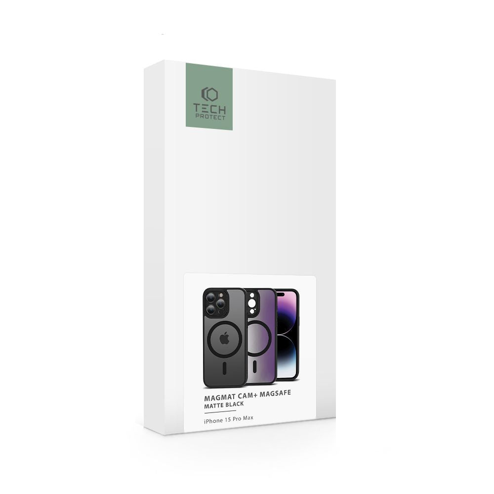 KRYT TECH-PROTECT MAGMAT CAM+ MAGSAFE IPHONE 15 PRO MAX MATTE BLACK