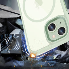 KRYT TECH-PROTECT MAGMAT MAGSAFE IPHONE 15 GREEN/CLEAR