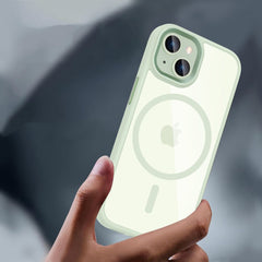 KRYT TECH-PROTECT MAGMAT MAGSAFE IPHONE 15 GREEN/CLEAR