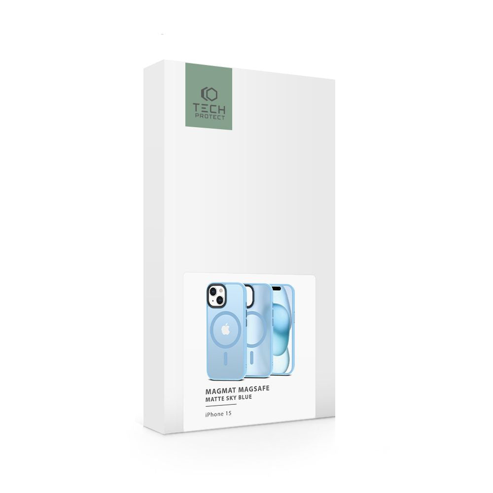 KRYT TECH-PROTECT MAGMAT MAGSAFE IPHONE 15 MATTE SKY BLUE