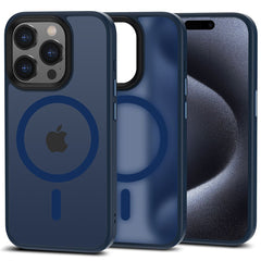 KRYT TECH-PROTECT MAGMAT MAGSAFE IPHONE 15 PRO MATTE NAVY