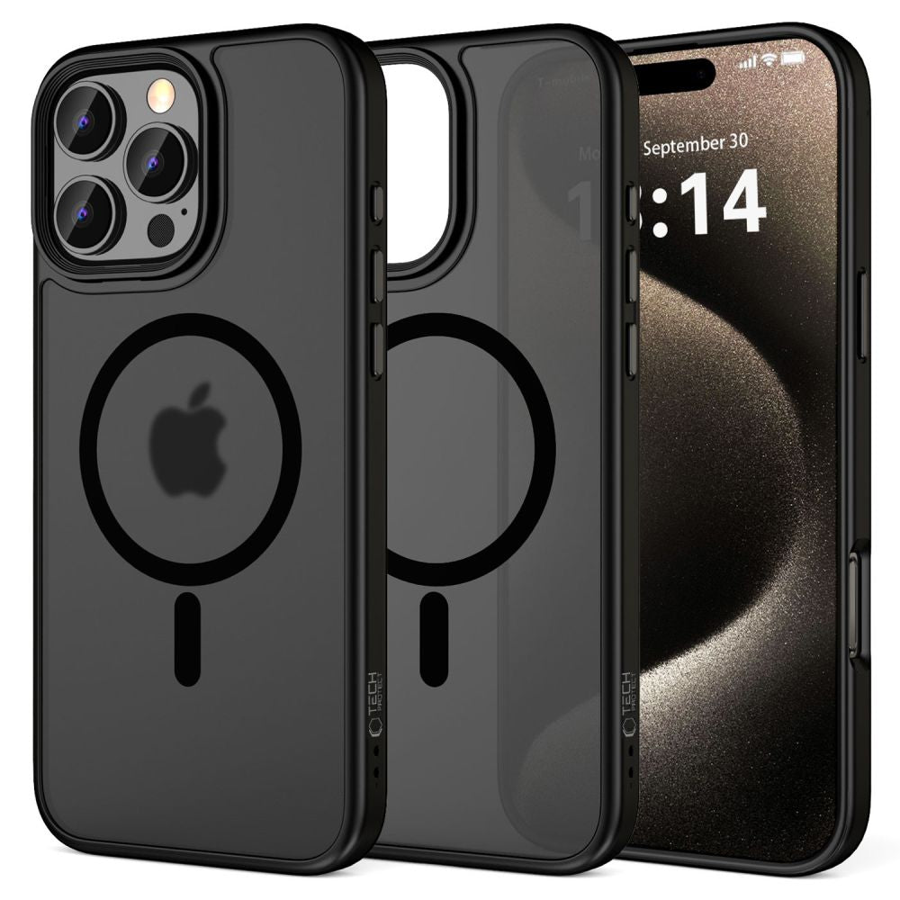 KRYT NA  IPHONE 16 PRO MAX TECH-PROTECT MAGMAT MAGSAFE MATTE BLACK