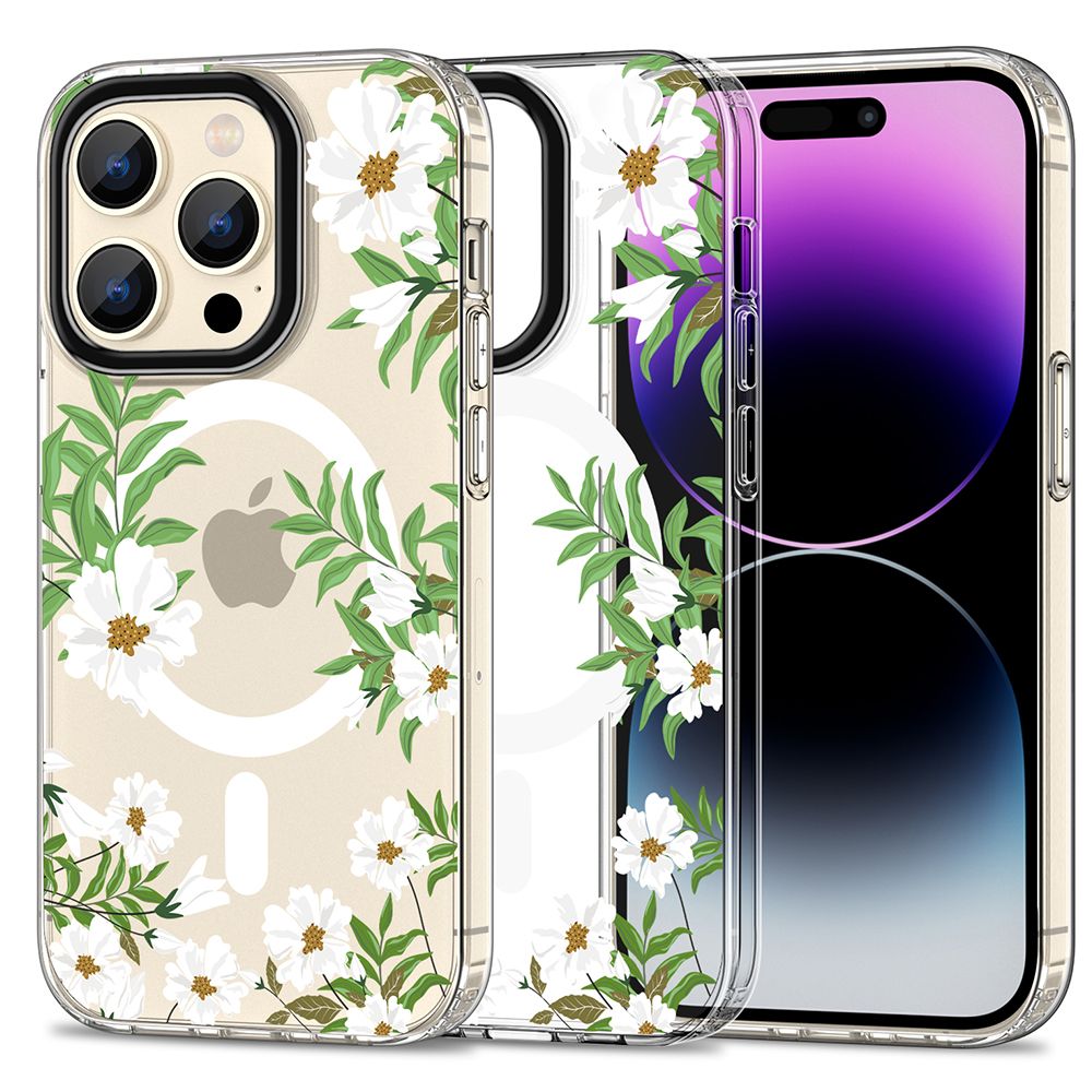 KRYT TECH-PROTECT MAGMOOD MAGSAFE IPHONE 15 PRO SPRING DAISY