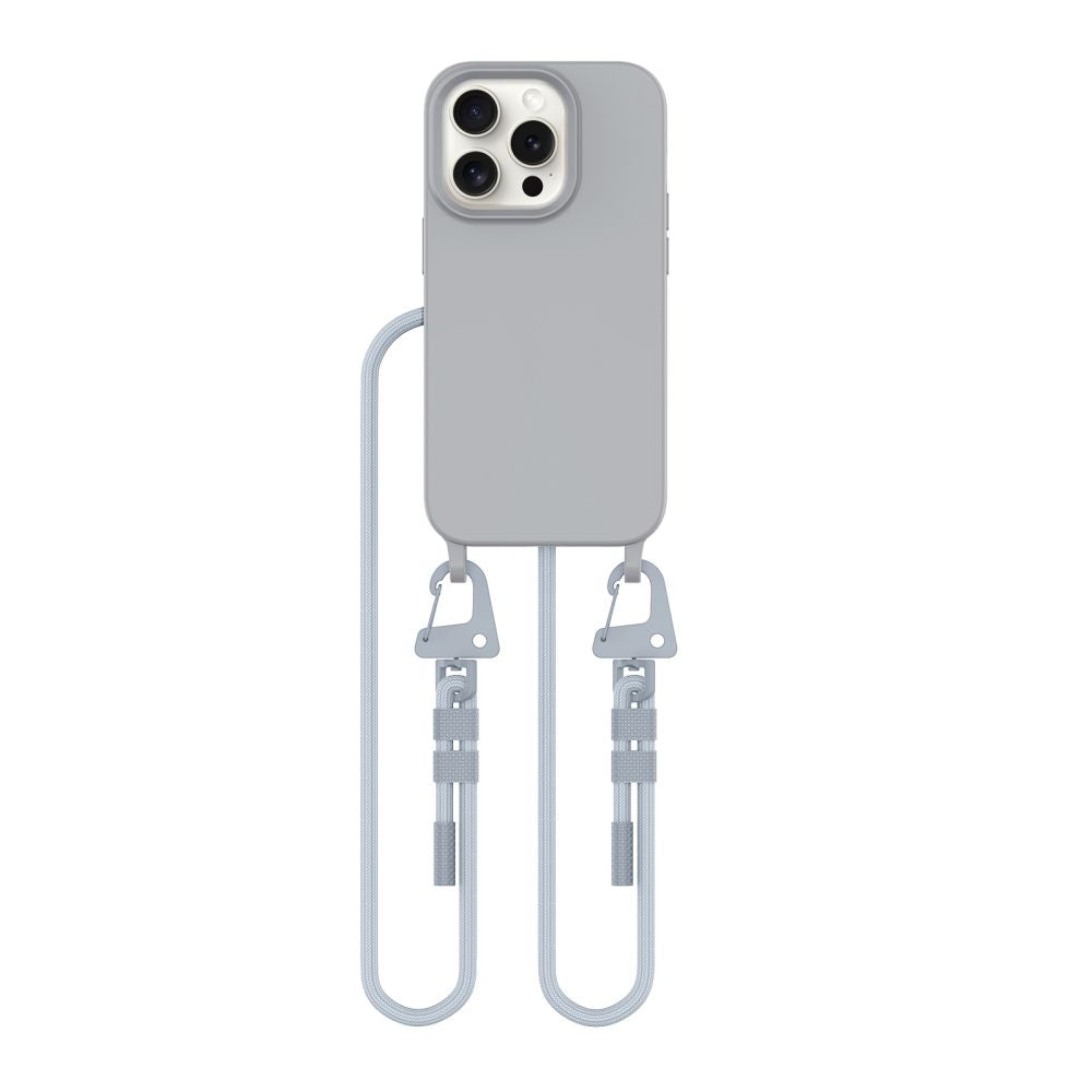 KRYT TECH-PROTECT MAGNECKLACE MAGSAFE IPHONE 15 PRO CRAYON GREY