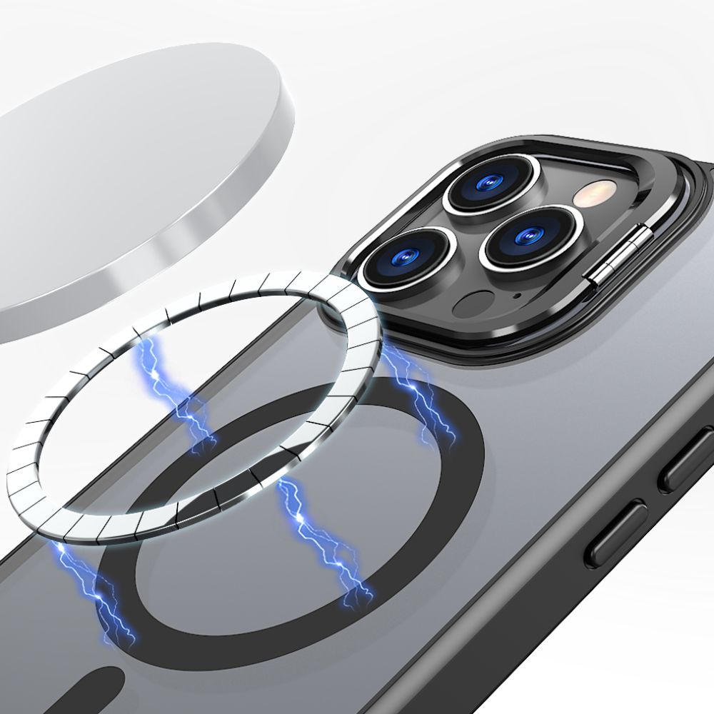 KRYT TECH-PROTECT MAGSTAND MAGSAFE IPHONE 16 PRO MATTE BLACK
