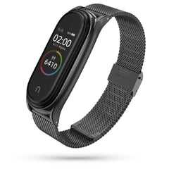REMIENOK NA XIAOMI MI BAND 5 / 6 / 6 NFC DOOP MILANESE LOOP BLACK