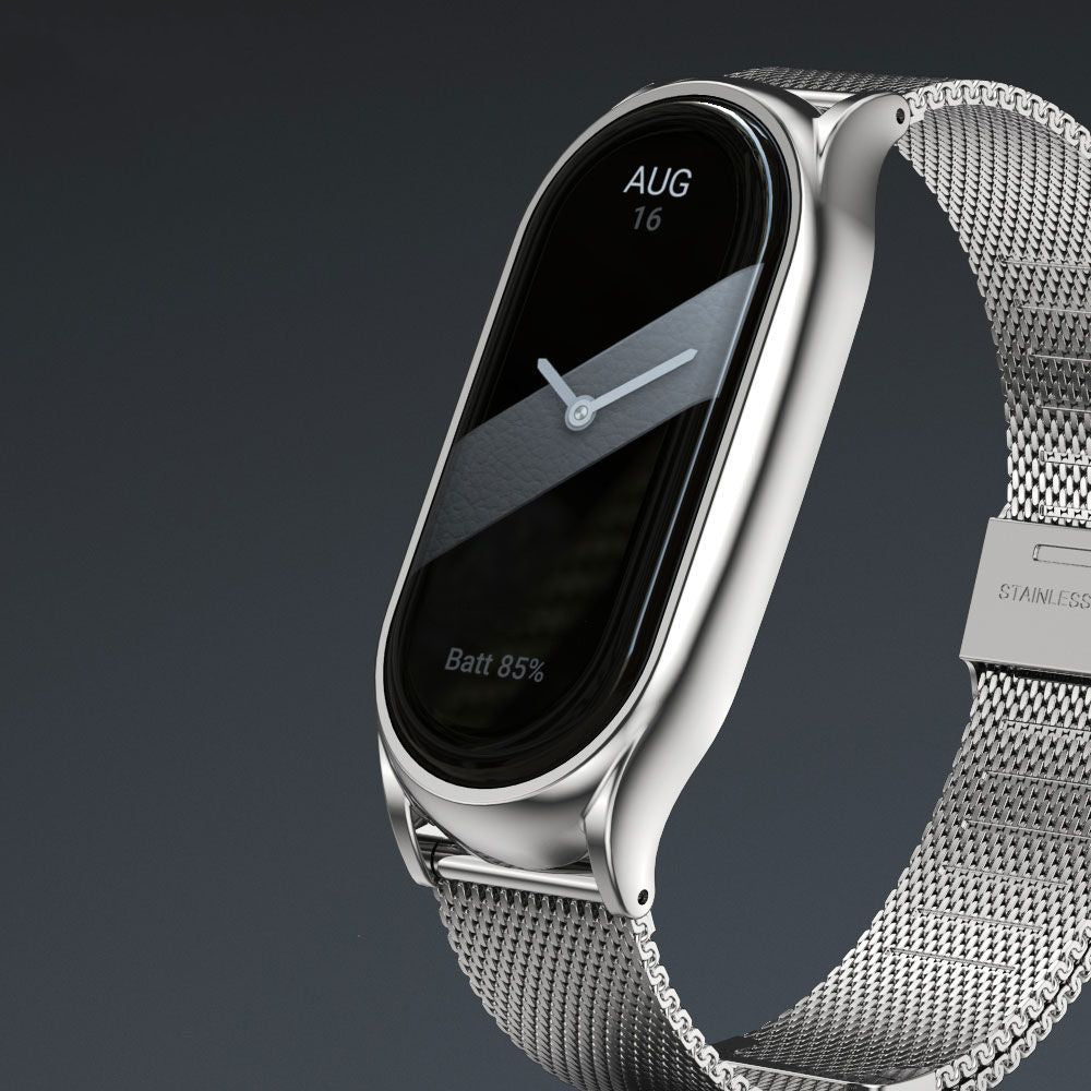 REMIENOK NA XIAOMI MI BAND 8 / 9 / NFC TECH-PROTECT MILANESEBAND STARLIGHT