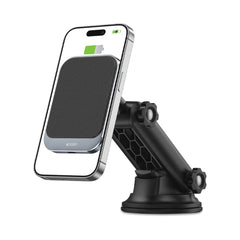 DRŽIAK TELEFÓNU DO AUTA S BEZDRÔTOVÝM NABÍJANÍM TECH-PROTECT MM15W-V2 MAGNETIC MAGSAFE DASHBOARD CAR MOUNT WIRELESS CHARGER 15W BLACK