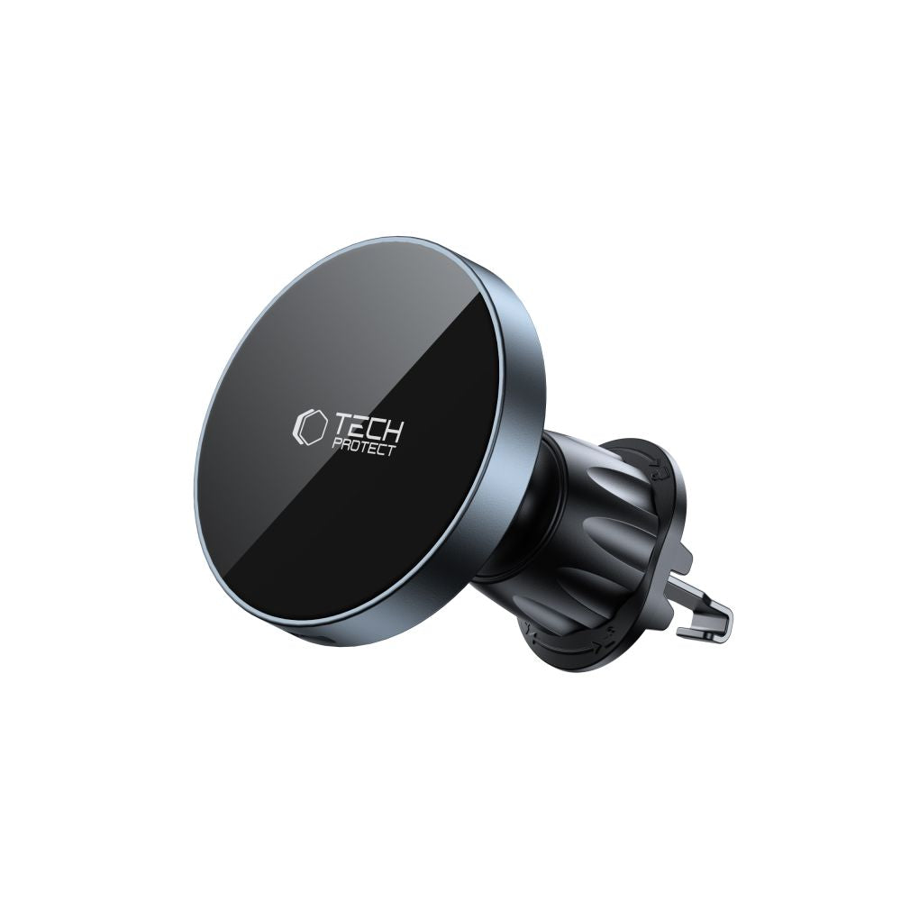 DRŽIAK TELEFÓNU DO AUTA S BEZDRÔTOVÝM NABÍJANÍM TECH-PROTECT MM15W-V5 MAGNETIC MAGSAFE CD & VENT CAR MOUNT WIRELESS CHARGER 15W BLACK/BLACK