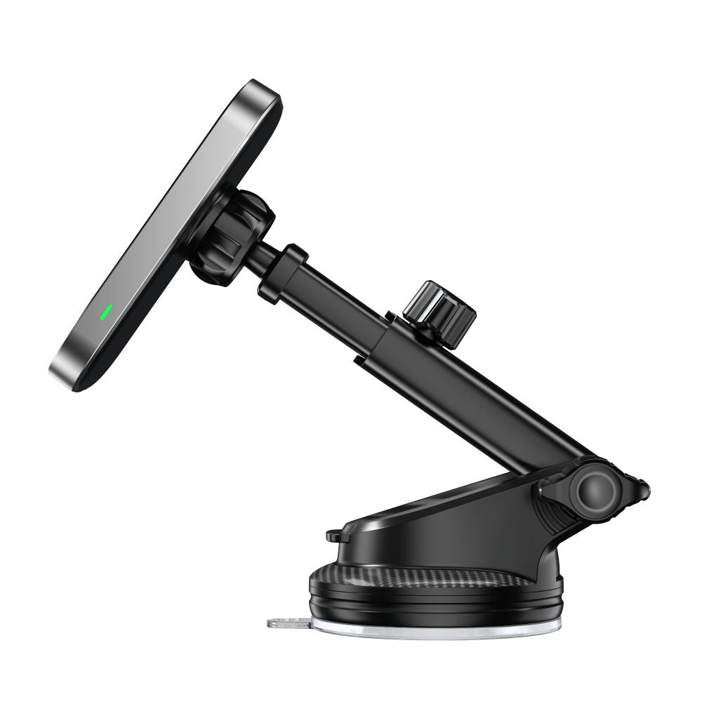 DRŽIAK TELEFÓNU DO AUTA S BEZDRÔTOVÝM NABÍJANÍM TECH-PROTECT MM15W-V9 MAGNETIC MAGSAFE DASHBOARD & VENT CAR MOUNT WIRELESS CHARGER 15W BLACK