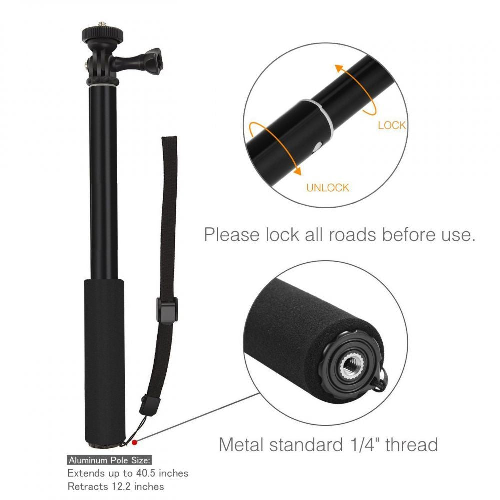 SELFIE TYČ TECH-PROTECT MONOPAD &amp; SELFIE STICK GOPRO HERO BLACK