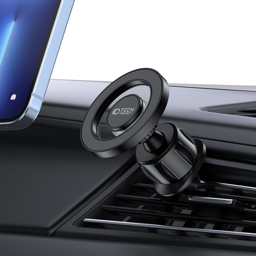 DRŽIAK DO AUTA  TECH-PROTECT N51 MAGNETIC MAGSAFE DASHBOARD & VENT CAR MOUNT BLACK