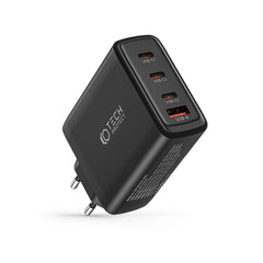SIEŤOVÁ NABÍJAČKA NA MOBIL A TABLET  TECH-PROTECT NC100W-GAN 4-PORT NETWORK CHARGER PD100W/QC3.0 BLACK