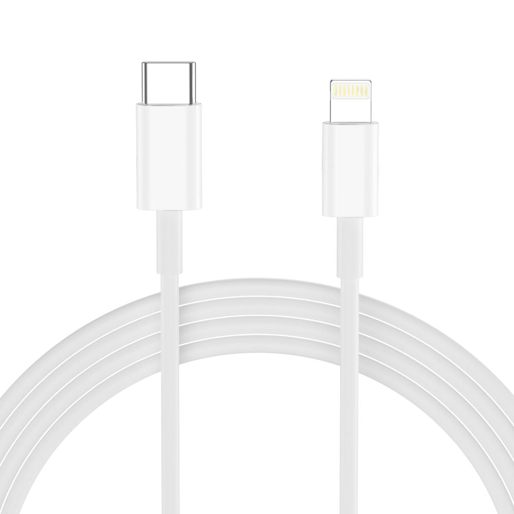 TECH-PROTECT NC20W 1-PORT NETWORK CHARGER PD20W + LIGHTNING CABLE WHITE