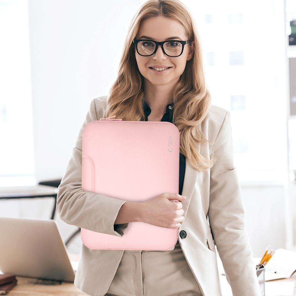 TECH-PROTECT NEOPREN BAG LAPTOP 13-14 DUSTY ROSE