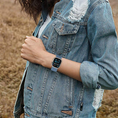 REMIENOK TECH-PROTECT NYLON APPLE WATCH 6 / 7 / 8 / 9 / 10 / SE / ULTRA 1 / 2 (44 / 45 / 46 / 49 MM) BABY BLUE