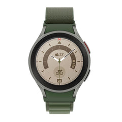 REMIENOK HEYBAND NYLON PRO SAMSUNG GALAXY WATCH 4 / 5 / 5 PRO / 6 / 7 / FE MILITARY GREEN