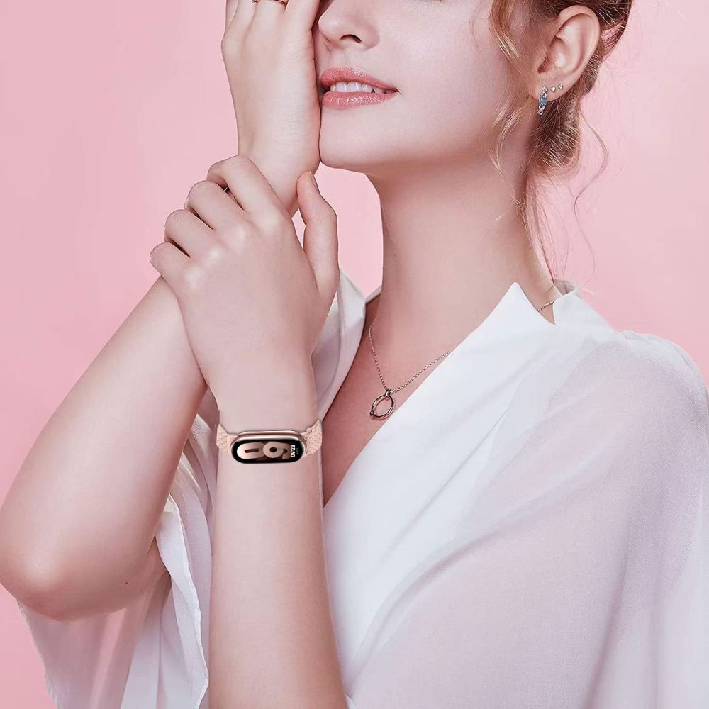 REMIENOK TECH-PROTECT NYLONMAG XIAOMI SMART BAND 8 / 9 / NFC STARLIGHT