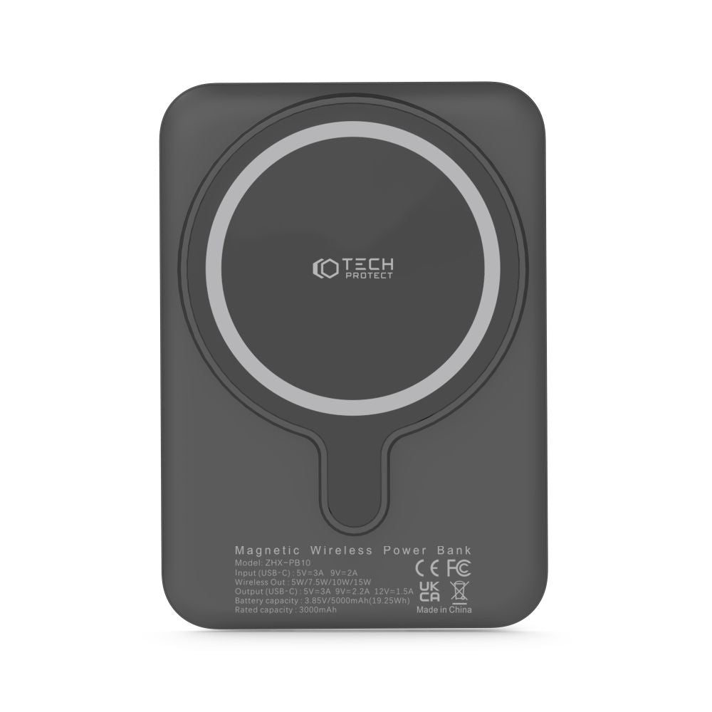 POWER BANKA TECH-PROTECT PB10 LIFEMAG MAGSAFE POWER BANK 5000MAH BLACK