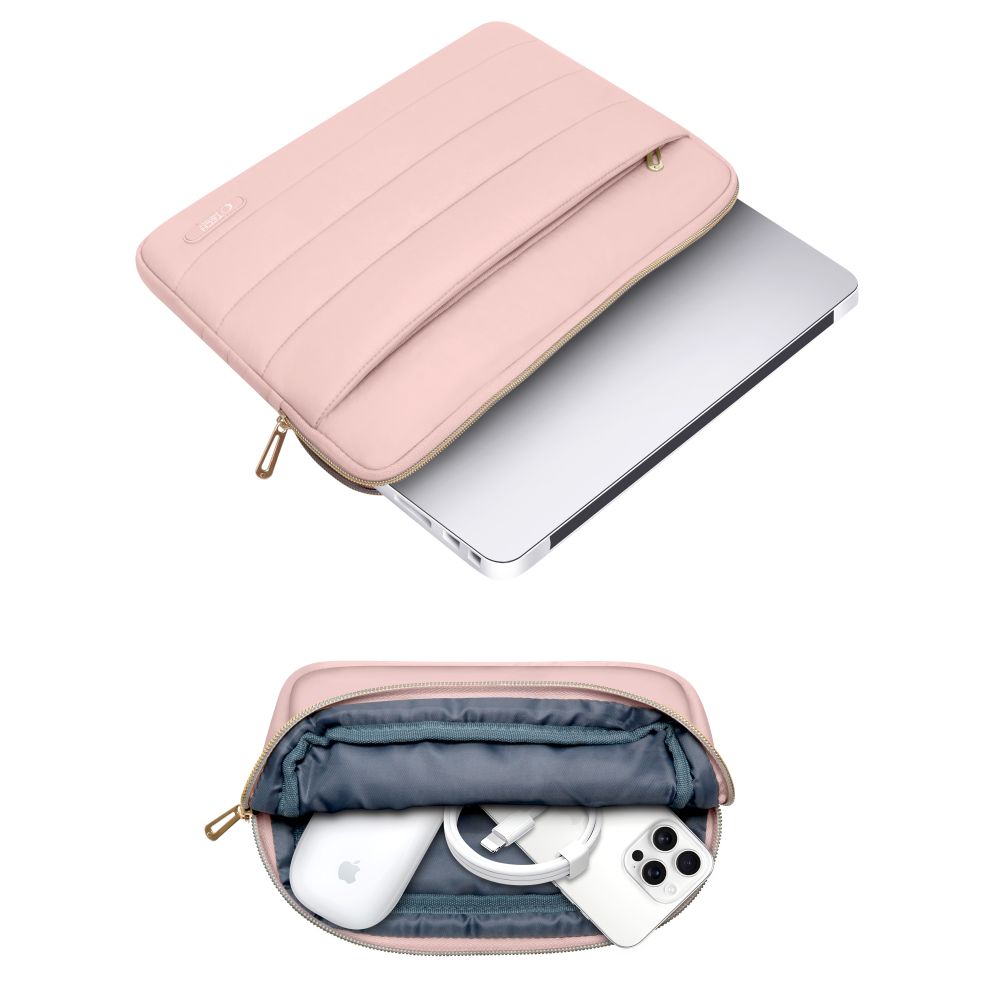 TAŠKA TECH-PROTECT PUFFY LAPTOP 13-14 DUSTY ROSE