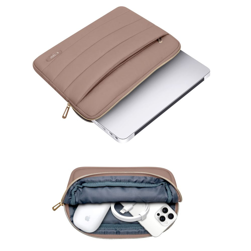 TAŠKA TECH-PROTECT PUFFY LAPTOP 13-14 WALNUT