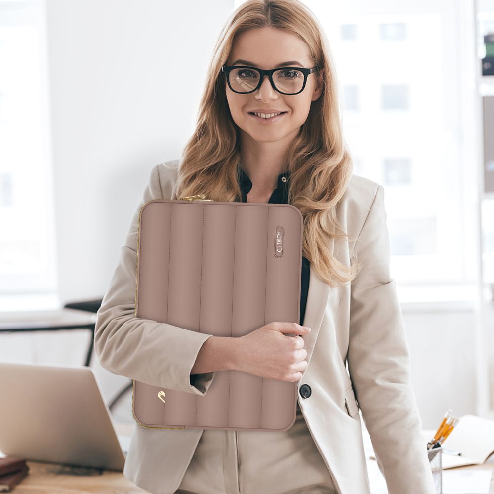 TAŠKA TECH-PROTECT PUFFY LAPTOP 15-16 WALNUT