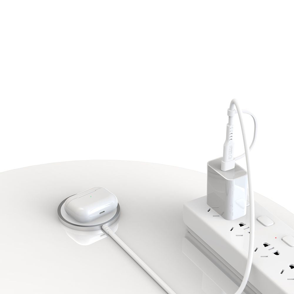 BEZDRÔTOVÁ NABÍJAČKA TECH-PROTECT QI15W-A25 MAGNETIC MAGSAFE WIRELESS CHARGER WHITE