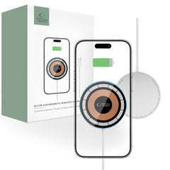 BEZDRÔTOVÁ NABÍJAČKA TECH-PROTECT QI15W-A30 MAGNETIC MAGSAFE WIRELESS CHARGER SILVER