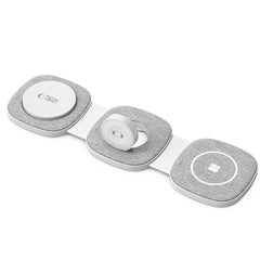 BEZDRÔTOVÁ NABÍJAČKA TECH-PROTECT QI15W-A32 3IN1 MAGNETIC MAGSAFE WIRELESS CHARGER GREY