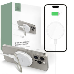 BEZDRÔTOVÁ NABÍJAČKA TECH-PROTECT QI15W-A33 MAGNETIC MAGSAFE WIRELESS CHARGER WHITE