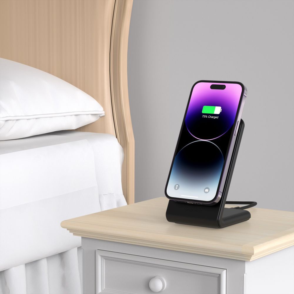 NABÍJACIA STANICA TECH-PROTECT QI15W-A38 MAGNETIC MAGSAFE WIRELESS CHARGER BLACK