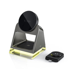 NABÍJACIA STANICA TECH-PROTECT QI15W-A43 3IN1 MAGNETIC MAGSAFE WIRELESS CHARGER BLACK