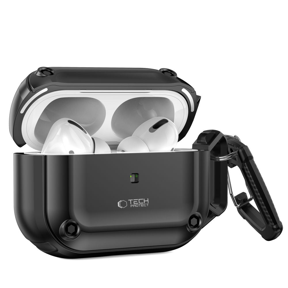 PUZDRO TECH-PROTECT ROUGH HOOK APPLE AIRPODS PRO 1 / 2 BLACK