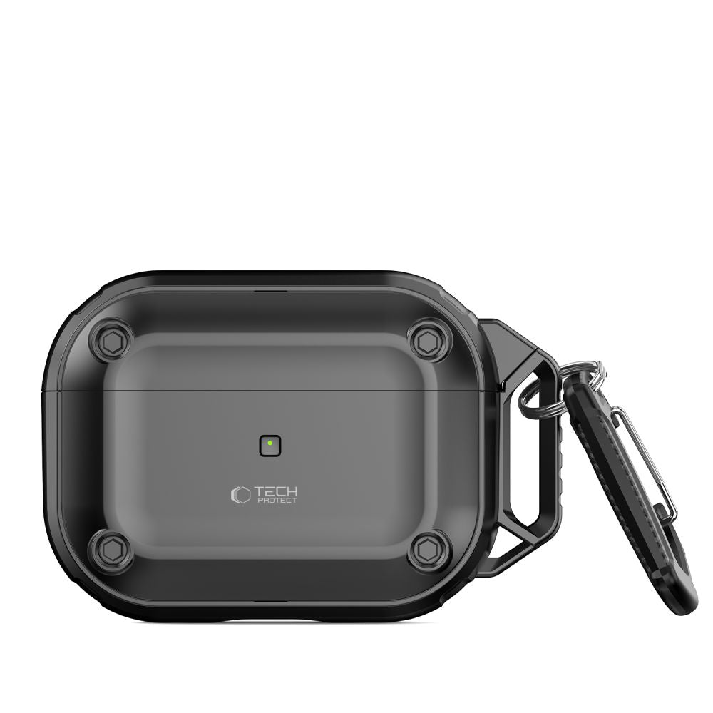 PUZDRO TECH-PROTECT ROUGH HOOK APPLE AIRPODS PRO 1 / 2 BLACK