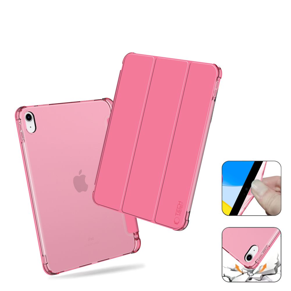 KRYT TECH-PROTECT SC PEN HYBRID IPAD 10.9” 10 / 2022 / 11” 11 / 2025 CRYSTAL MAGENTA