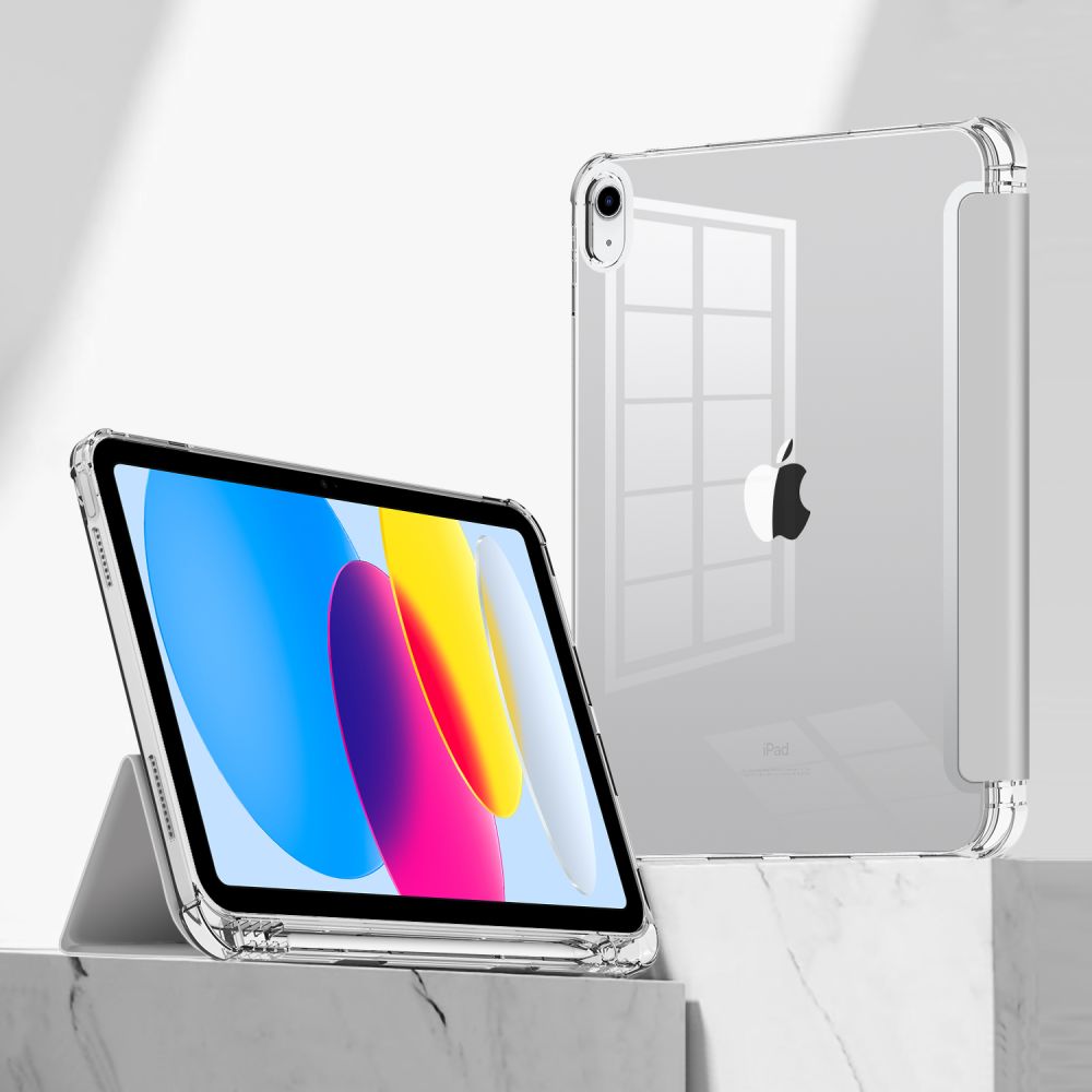 KRYT / OBAL PRE IPAD 10.9” 10 / 2022 / 11” 11 / 2025 TECH-PROTECT SC PEN HYBRID GREY