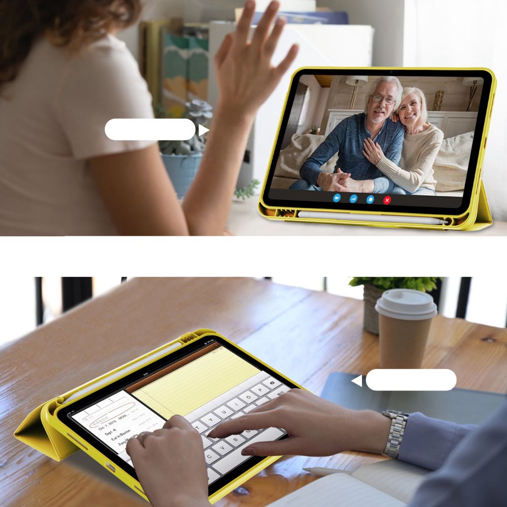 KRYT / OBAL PRE IPAD 10.9” 10 / 2022 / 11” 11 / 2025 TECH-PROTECT SC PEN YELLOW