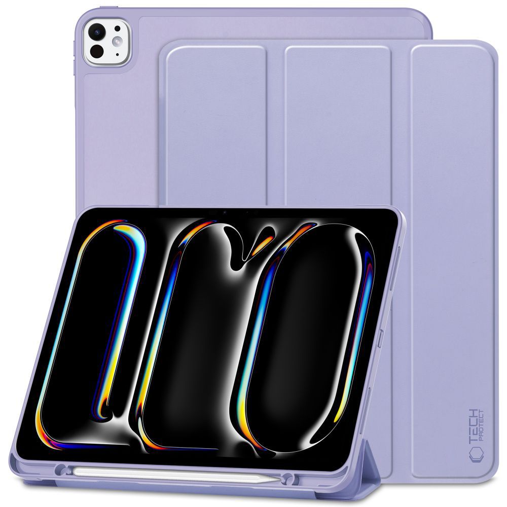 KRYT / OBAL PRE IPAD PRO 13 7 / 2024 TECH-PROTECT SC PEN VIOLET