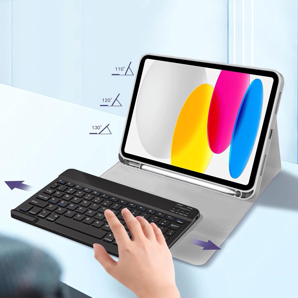 TECH-PROTECT SC PEN + KEYBOARD IPAD 10.9” 10 / 2022 / 11” 11 / 2025 GREY