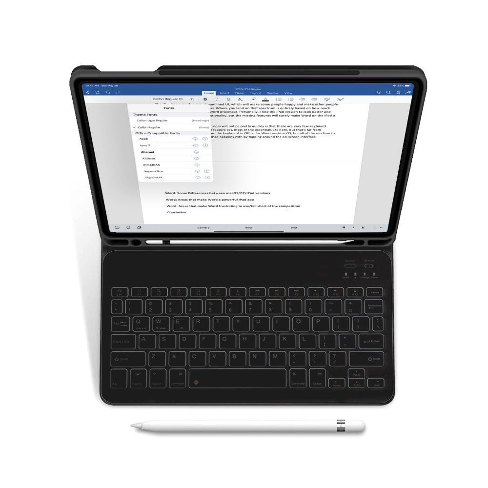 OBAL S KLÁVESNICOU PRE IPAD 10.9” 10 / 2022 / 11” 11 / 2025 TECH-PROTECT SC PEN BLACK