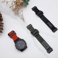 REMIENOK NA GARMIN 26MM FENIX 3 / 5X / 3HR / 5X PLUS / 6X / 6X PRO / 7X TECH-PROTECT SCOUT BLACK