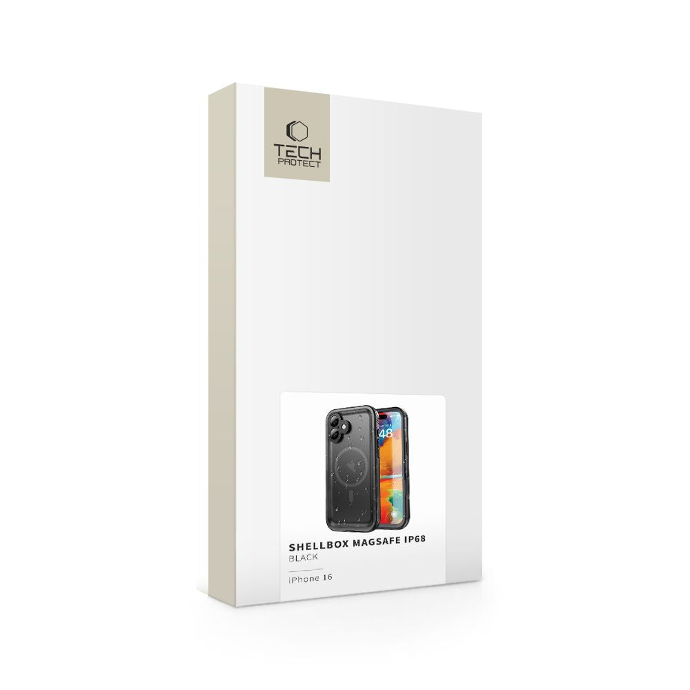 KRYT TECH-PROTECT SHELLBOX MAGSAFE IP68 IPHONE 16 BLACK