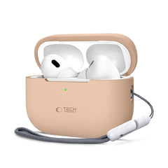 PUZDRO TECH-PROTECT SILICONE APPLE AIRPODS PRO 1 / 2 CAFFE LATTE