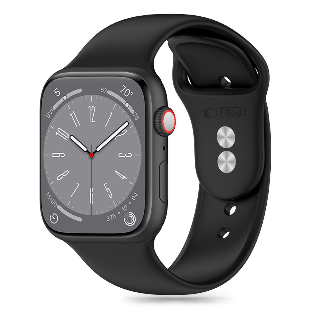 REMIENOK DOOP SILICONE APPLE WATCH 6 / 7 / 8 / 9 / 10 / SE / ULTRA 1 / 2 (44 / 45 / 46 / 49 MM) BLACK