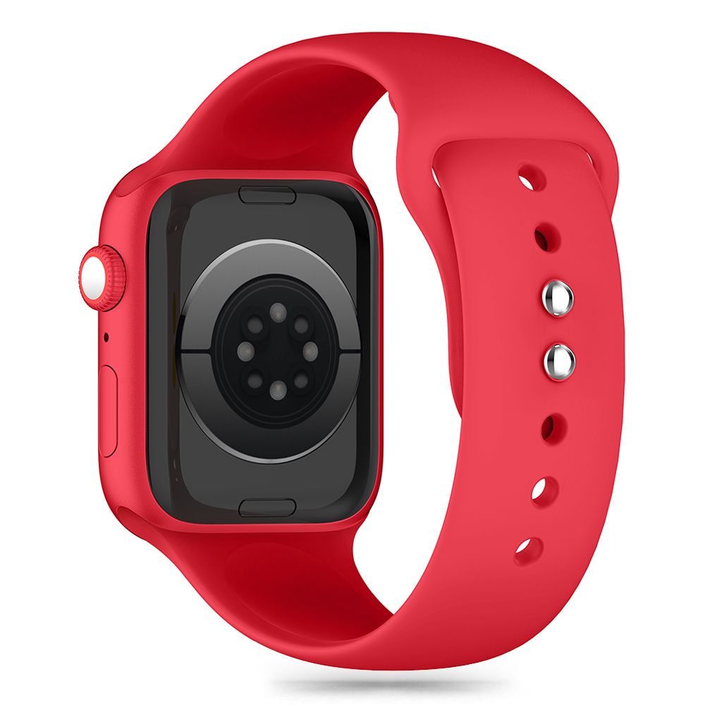 REMIENOK DOOP SILICONE APPLE WATCH 6 / 7 / 8 / 9 / 10 / SE / ULTRA 1 / 2 (44 / 45 / 46 / 49 MM) RED