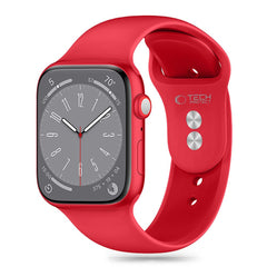 REMIENOK DOOP SILICONE APPLE WATCH 6 / 7 / 8 / 9 / 10 / SE / ULTRA 1 / 2 (44 / 45 / 46 / 49 MM) RED